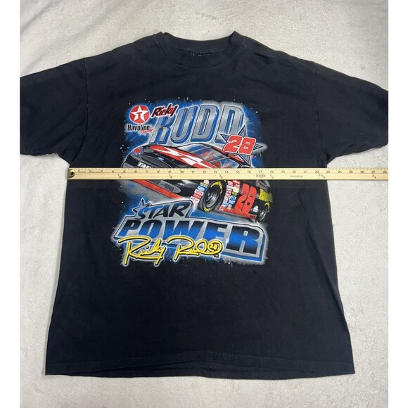 Vintage Ricky Rudd Black Double-sided T-Shirt Shirt NASCAR Chase Authentics - Picture 4 of 7